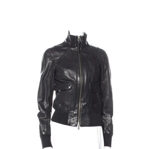 Mackage Black Leather Jacket